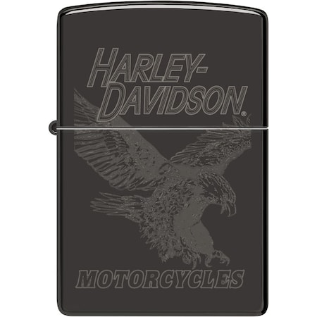 Zippo 2024 Zippo Harley Davidson Hd Design Laser Fancy Fill, Hp Black,  ZIP-48601